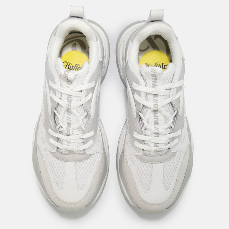 Triplet M baskets basses véganes, blanc