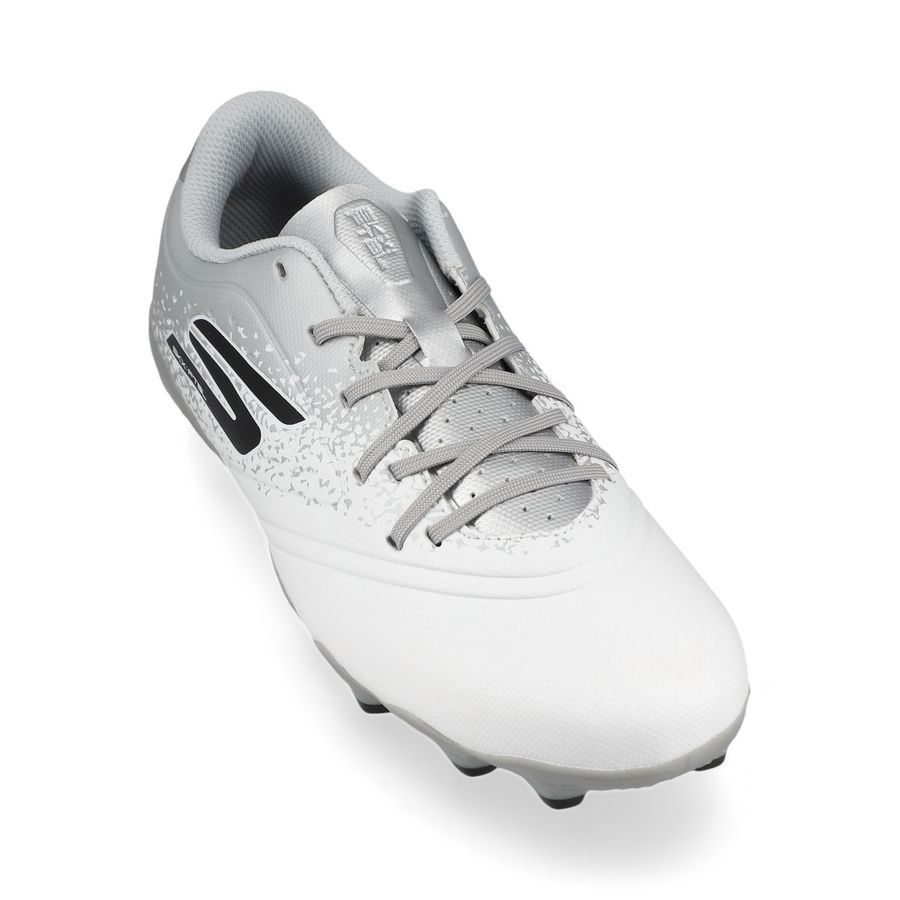 Skechers Razor 1.5 FG Electrum - Blanc/Argenté Enfant