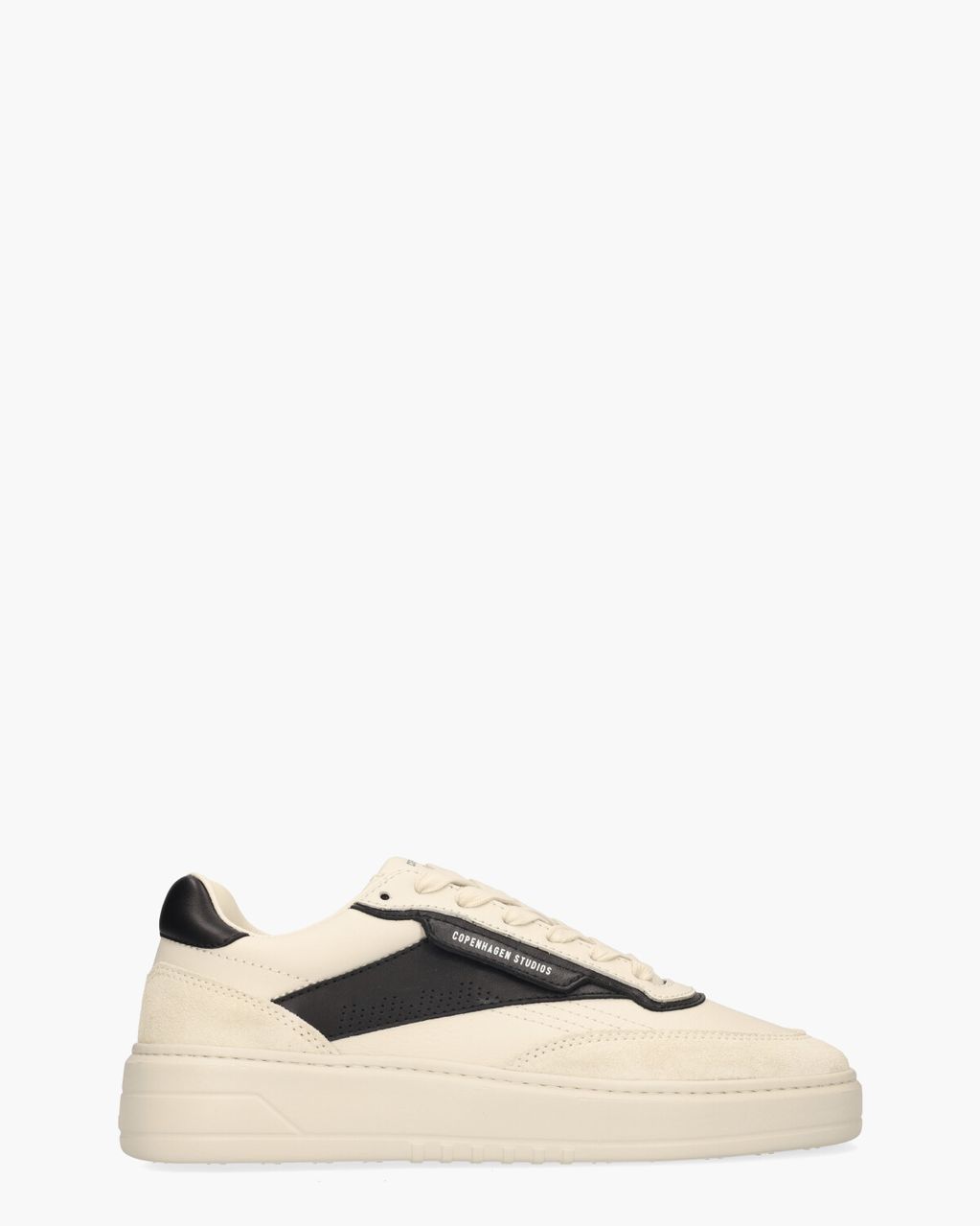Copenhagen Studios CPH89 Leather Mix Off-White/Zwart Herensneakers