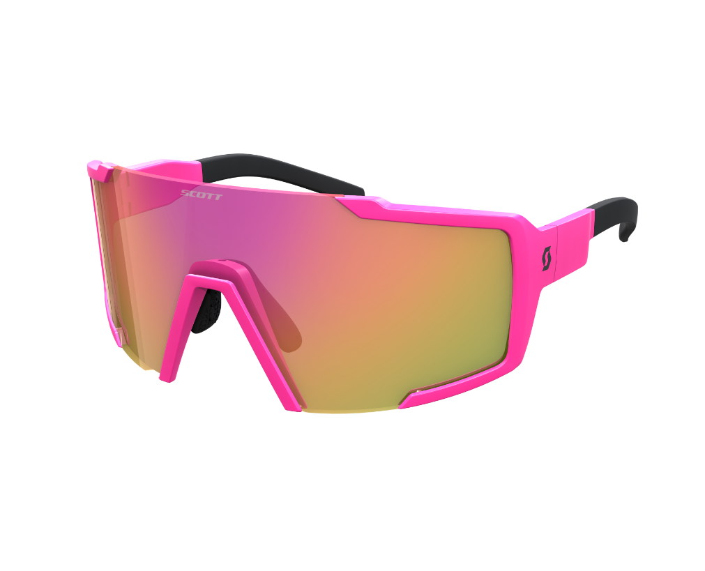 SCOTT Shield Compact Cykelbriller Pink/Pink Krom