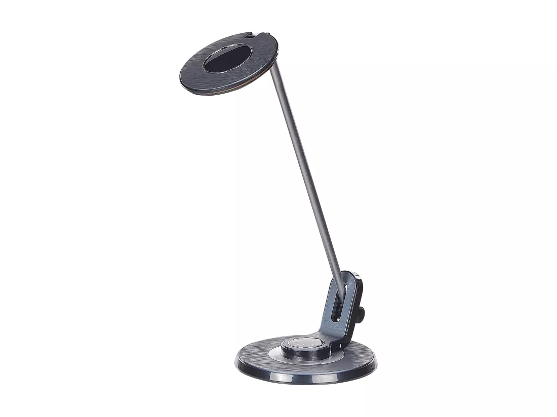Lampe de bureau LED CORVUS Avec variateur Métal Noir