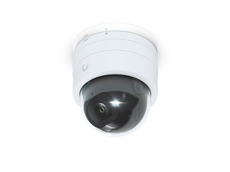 Ubiquiti Netzwerkkamera UVC-G5-Dome-Ultra Weiss Ultrakompakte und manipulationssichere 2K-HD-PoE-Kamera mit Nachtsichtfunktion für die Sicherheit in Innenräumen
