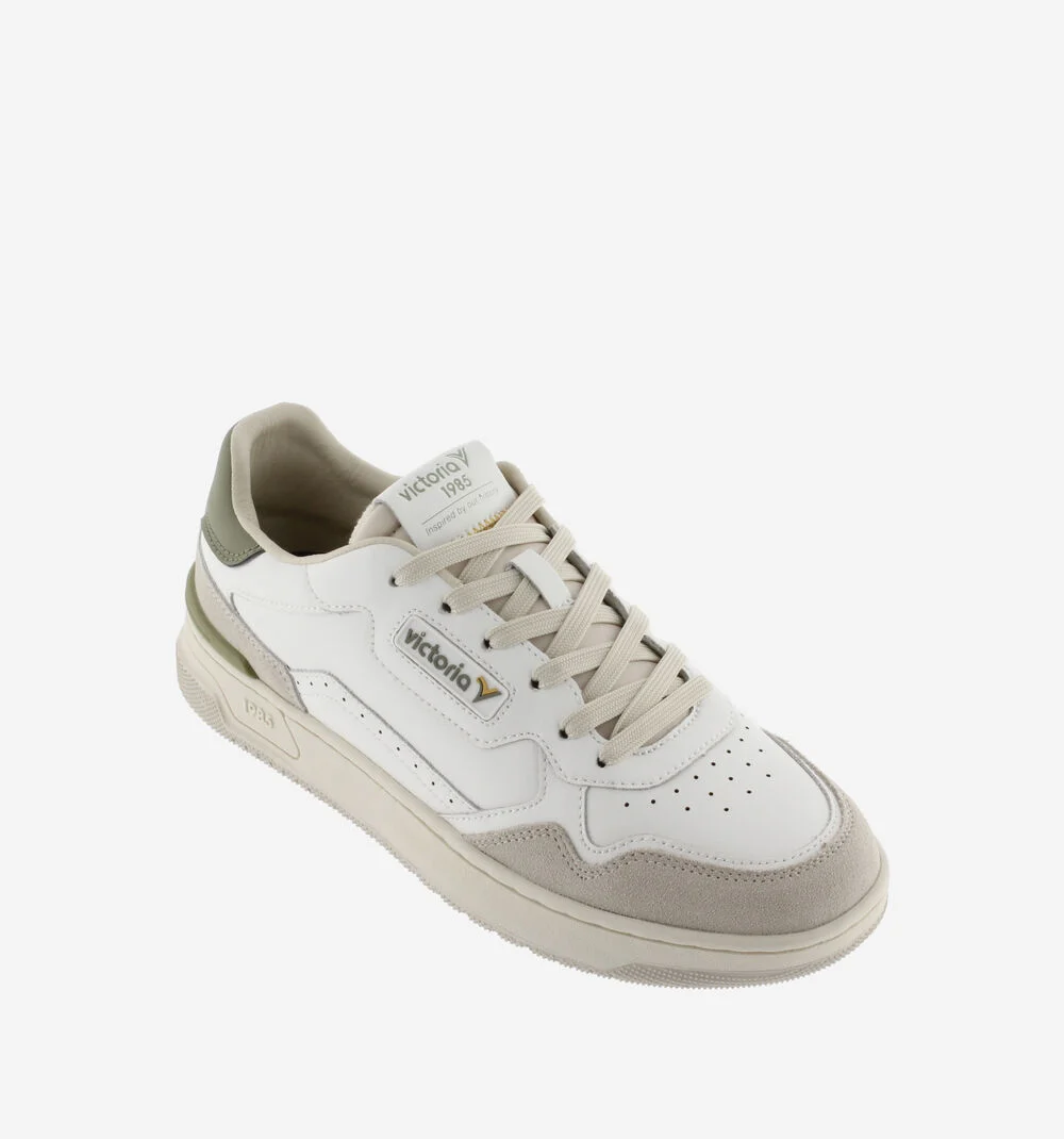 C80 - CLASSIC COLORS UNISEX Baskets rétro couleur unisexes KAKI