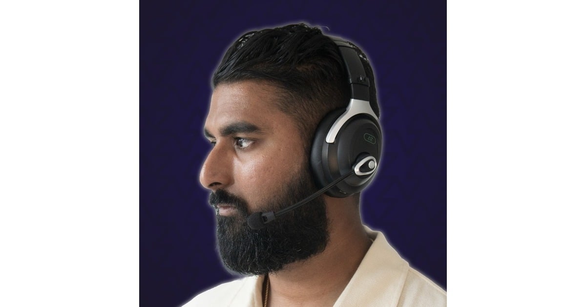 AceZoneA-Spire ANC  over-ear gaming headset  (Zwart/zilver, PC, PS4, PS5, Xbox Series X|S, Switch, Mobile)