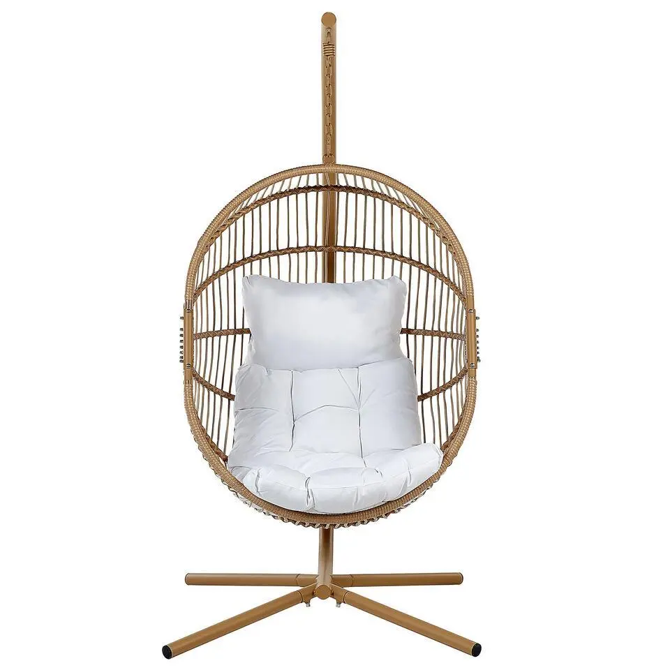 ACRI - Hangstoel - Beige - PE rotan