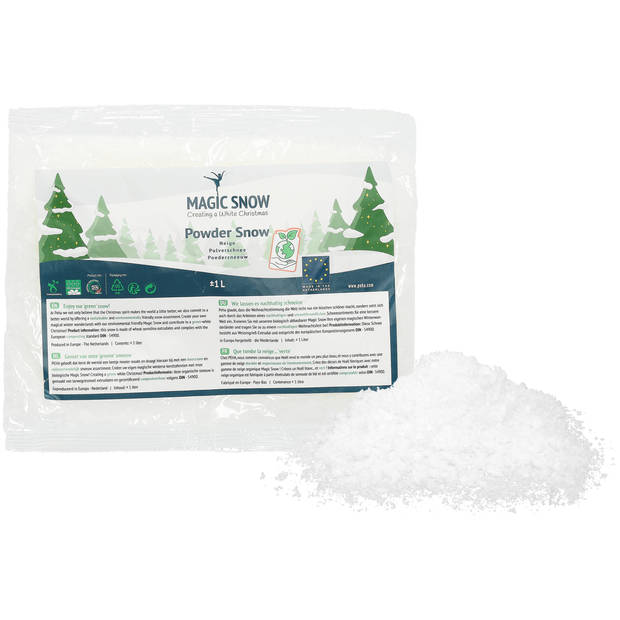 Bio Poedersneeuw - 1 liter