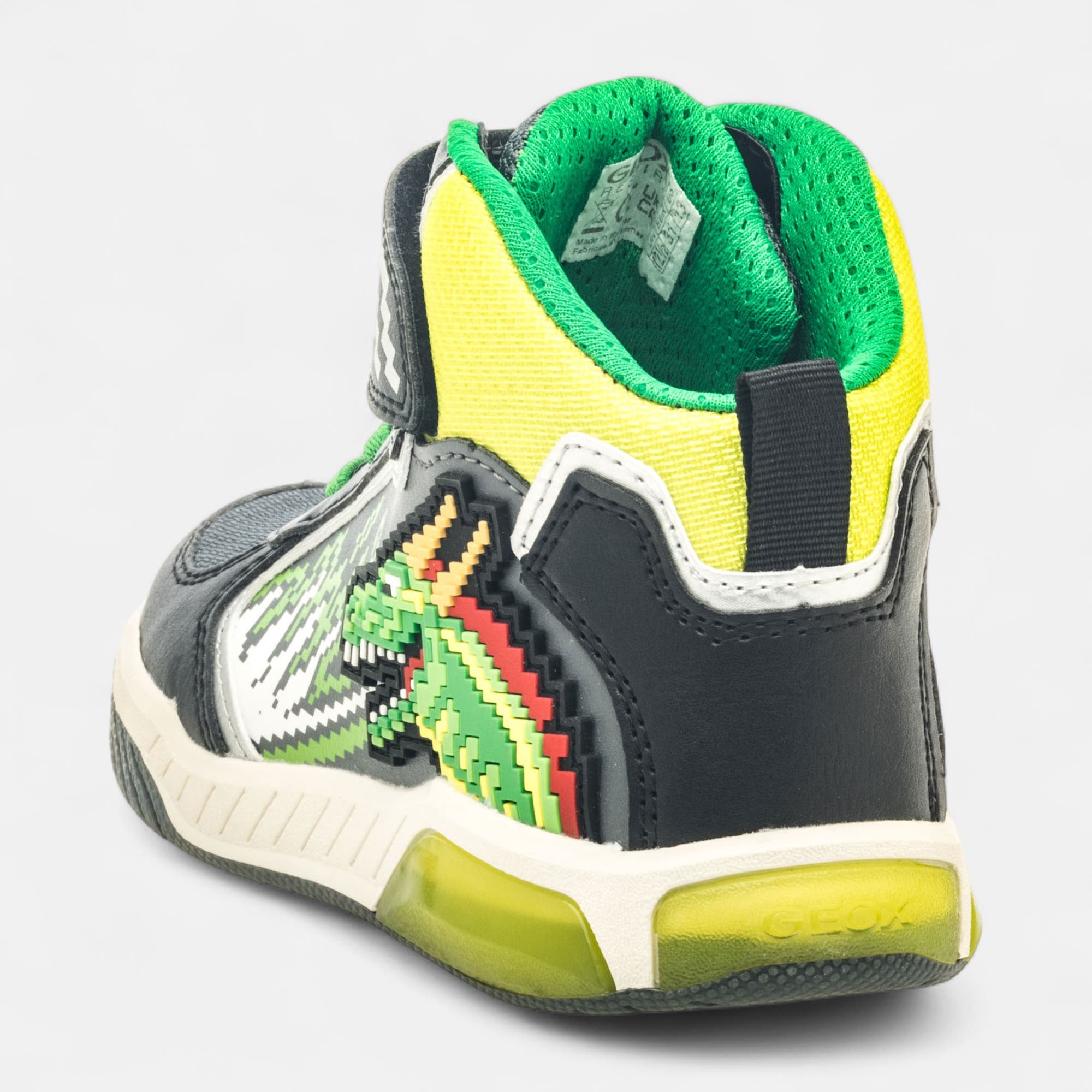 Baskets hautes Garçon vert