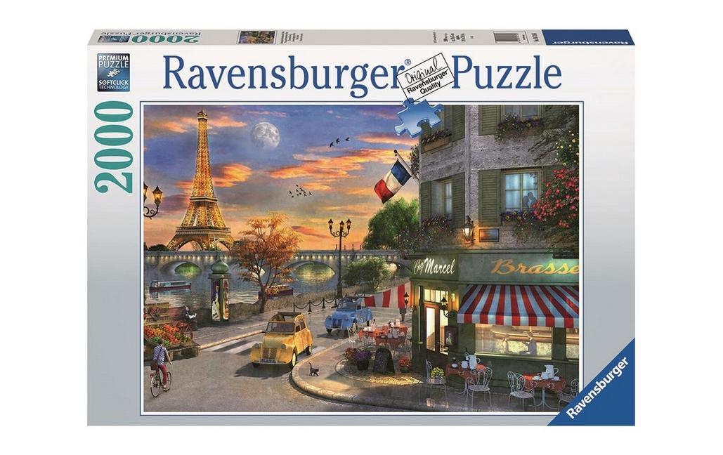 Puzzle Romantische Abendstunde in ParisKlassisches Puzzle mit Premium Qualität