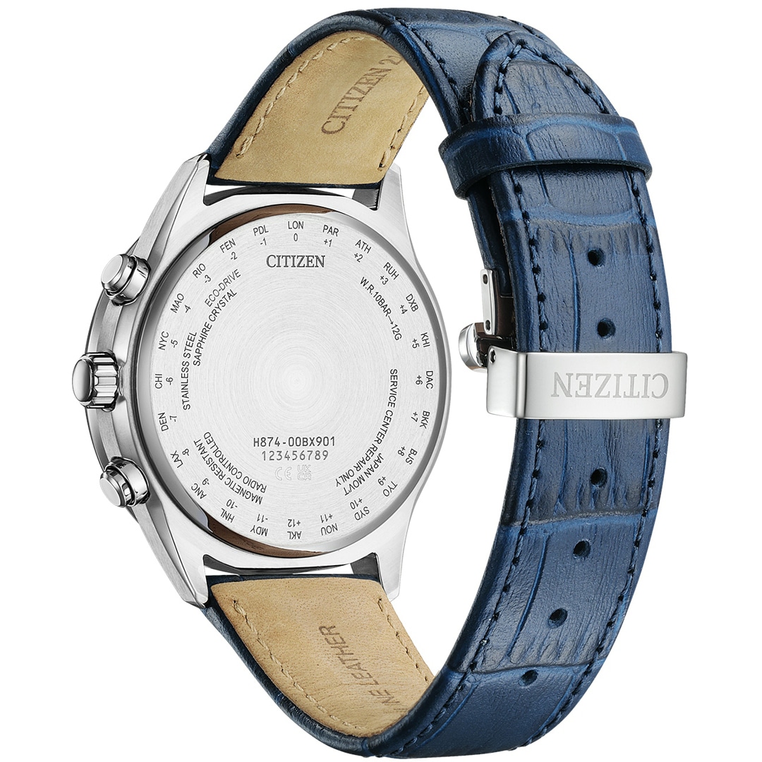 Citizen Elegant Moon Phase Eco-Drive Radio Controlled