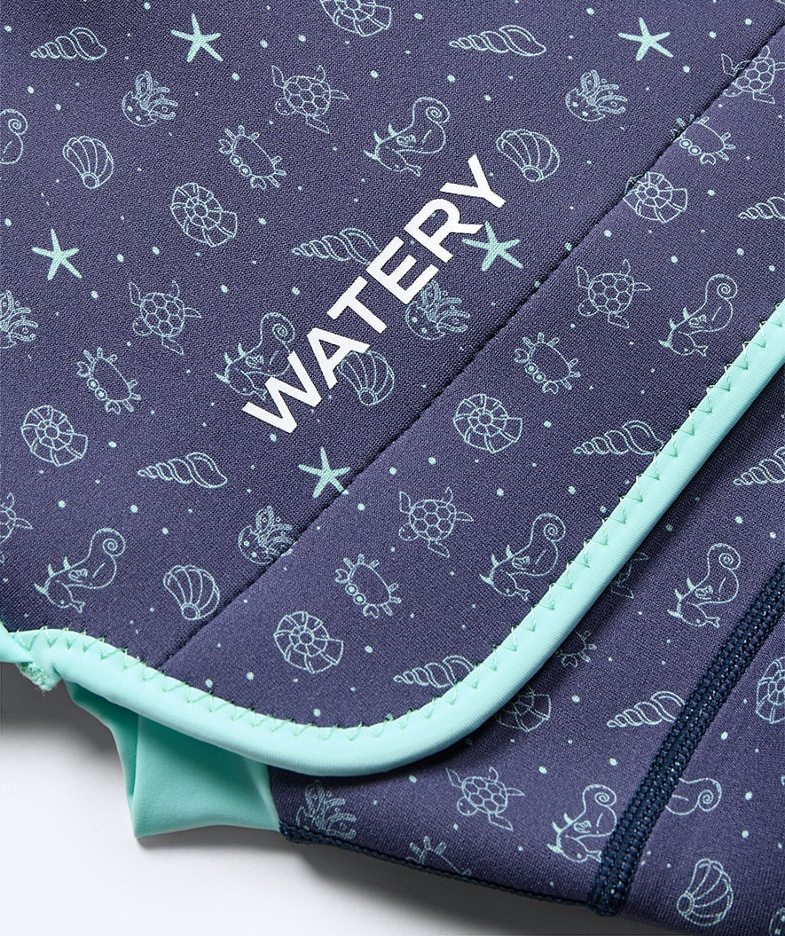 Watery neopren trøje - Baia Top - Atlantic Turquoise