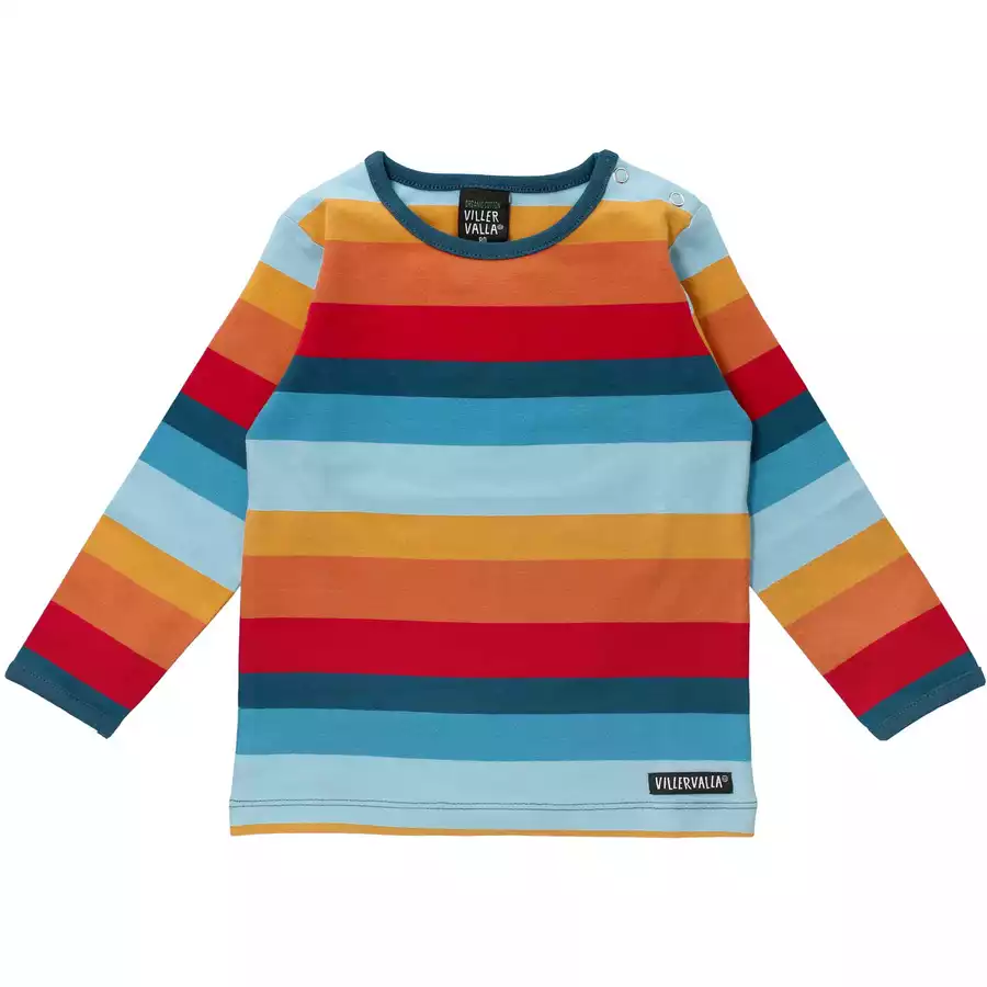 Villervalla Shirt Langarm Stripes Bunt