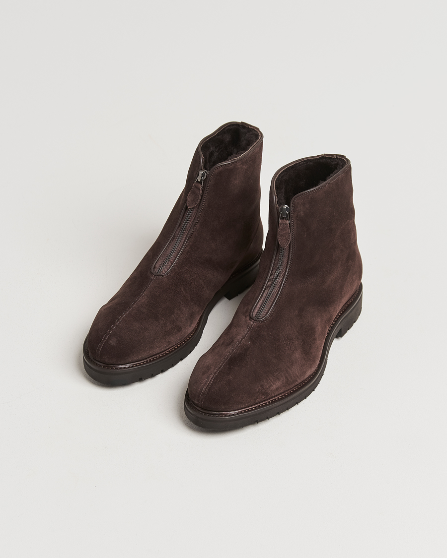Oscar Jacobson Mountain Boots Chocolate Brown