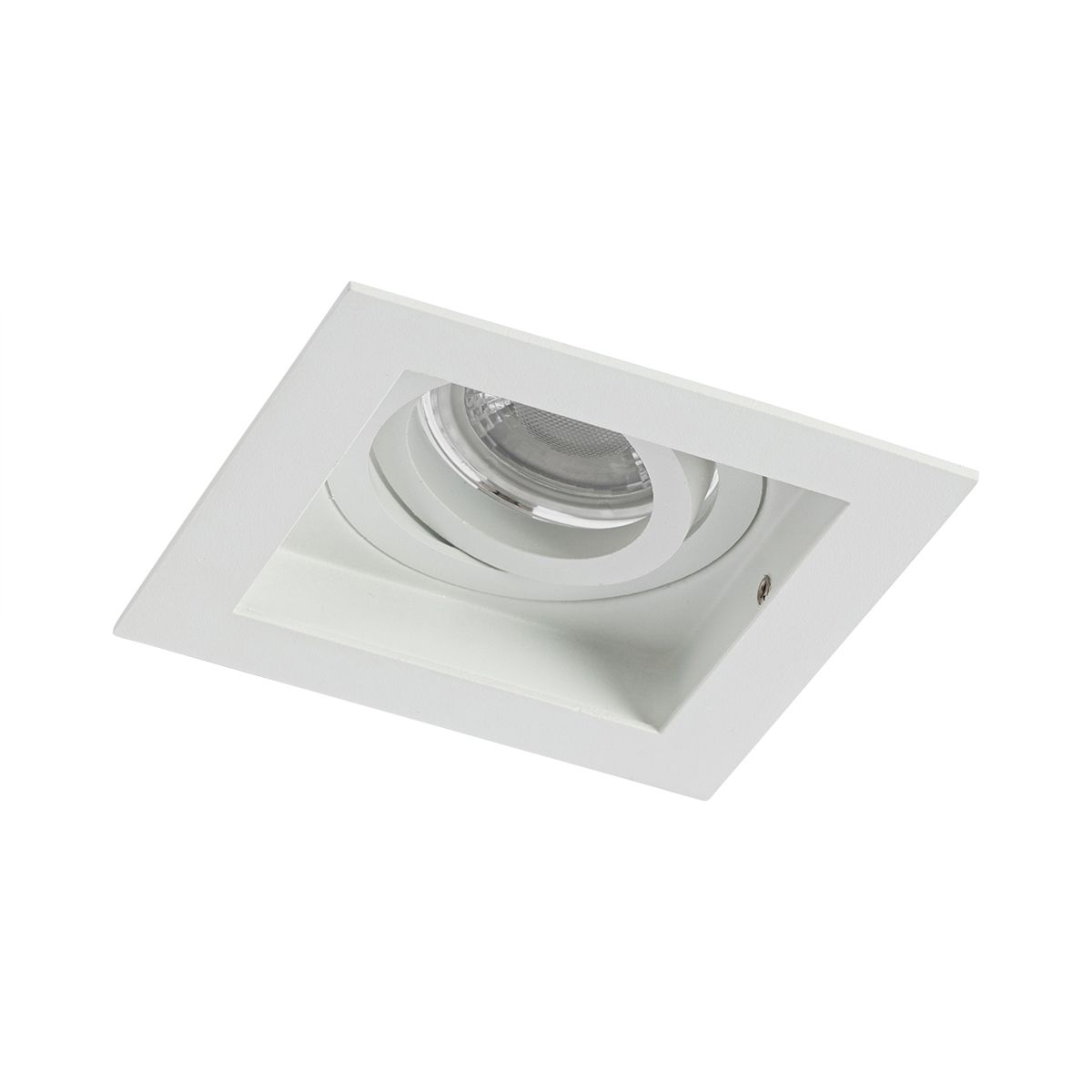 Moderne inbouwspot wit verstelbaar - Carree