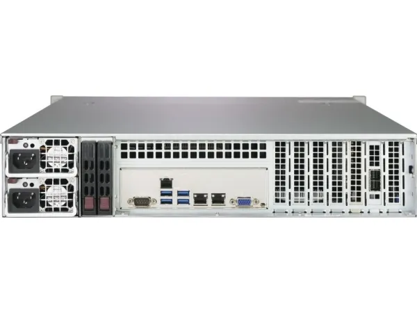 Supermicro SC826 BAC4-R920LPB - Rack-monterbar 2U - forstærket forlænger ATX - SATA/SAS - hot-swap 920 Watt - sort