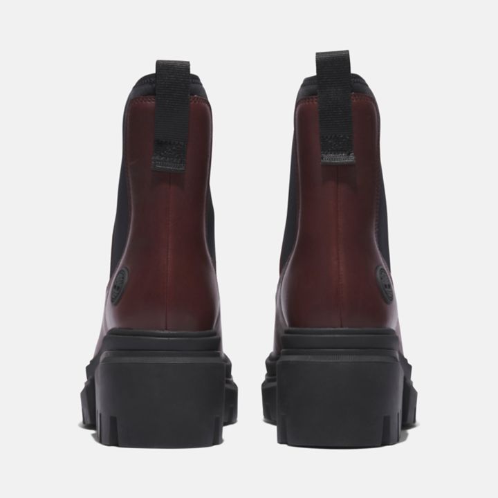 Bota Chelsea Everleigh Feminina na cor Borgonha