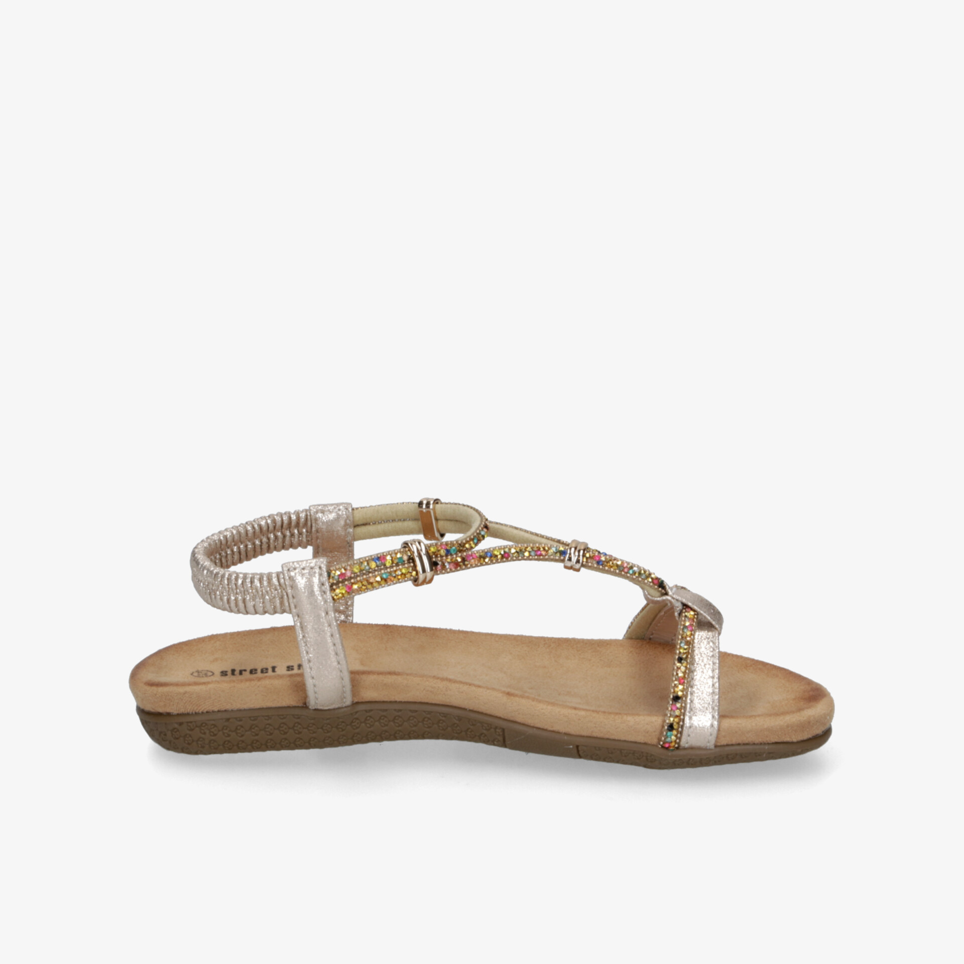 street shoes Damen Sandalen gold