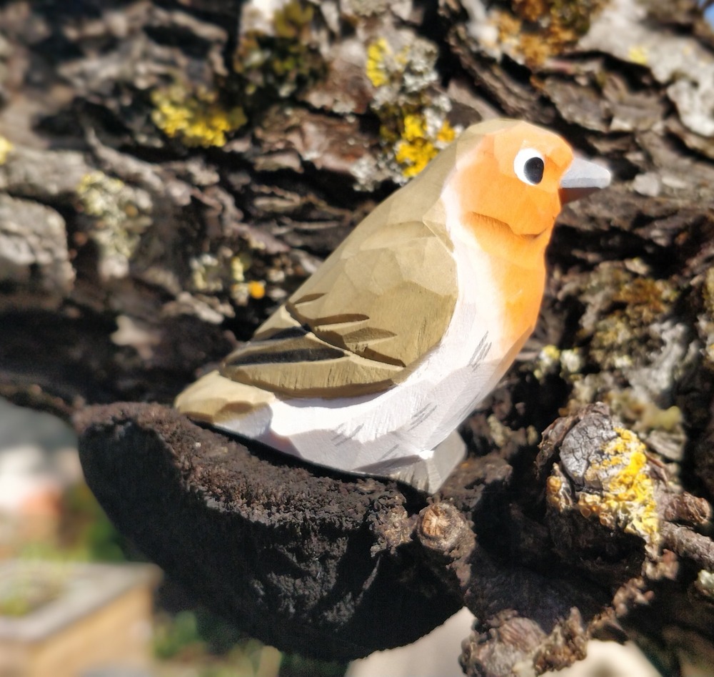 Figurine rouge-gorge