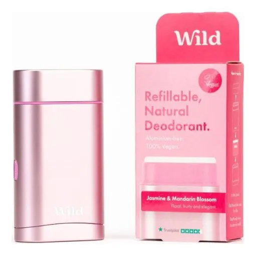 Wild Refillable Natural Deodorant Jasmine & Mandarin Blossom - 1 stk.