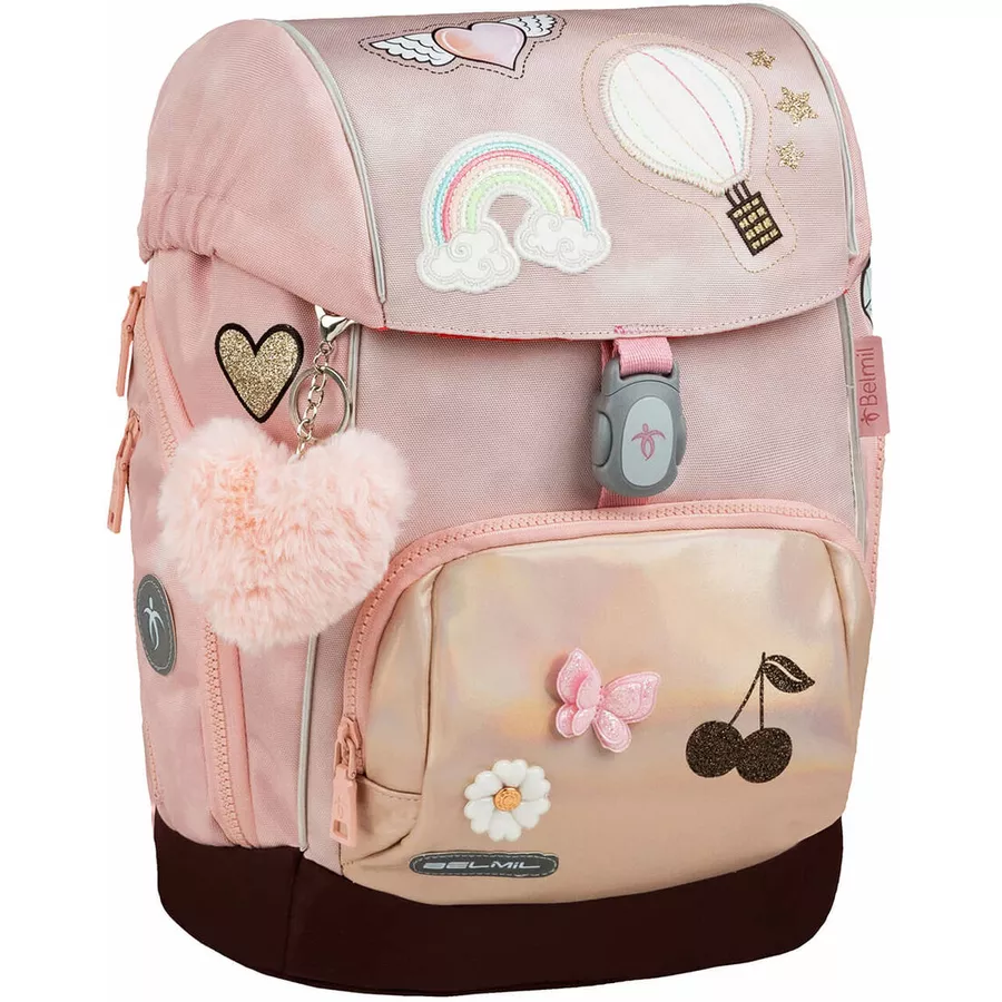 Belmil Schulranzen Premium Comfy Plus Set 5-teilig Glam