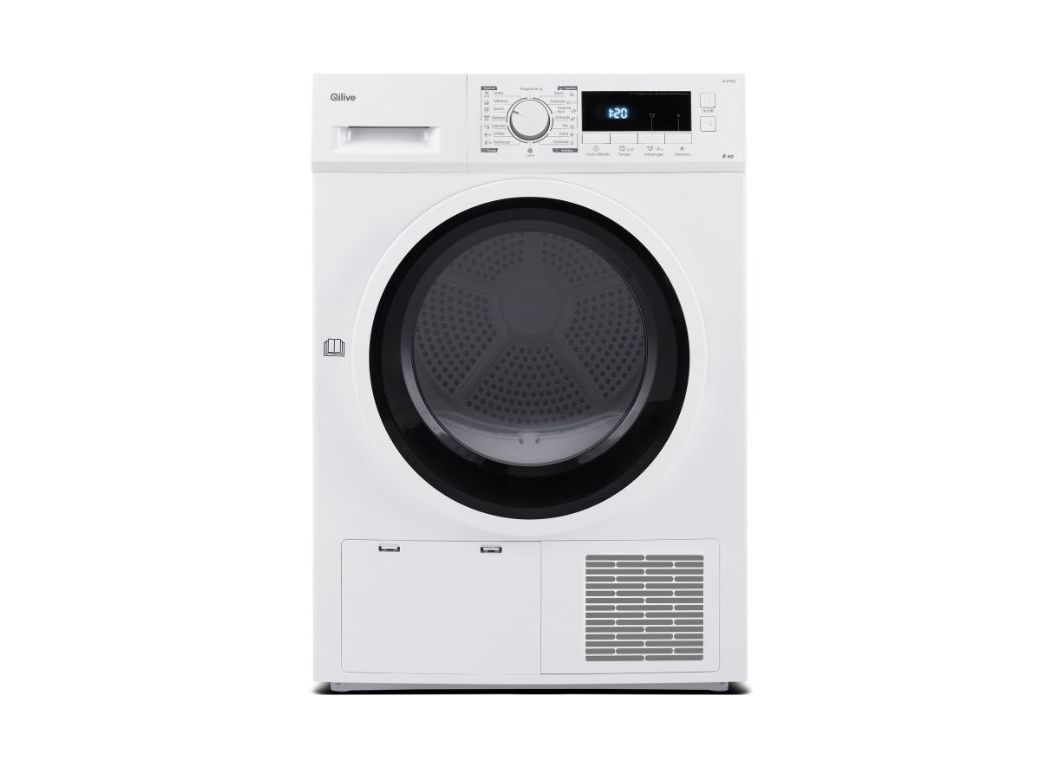 MÁQUINA DE SECAR ROUPA QILIVE Q.6166 BOMBA CALOR E 8KG