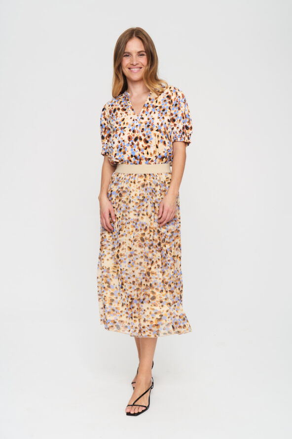 Saint Tropez ToralSZ Skirt Birch dot leopard