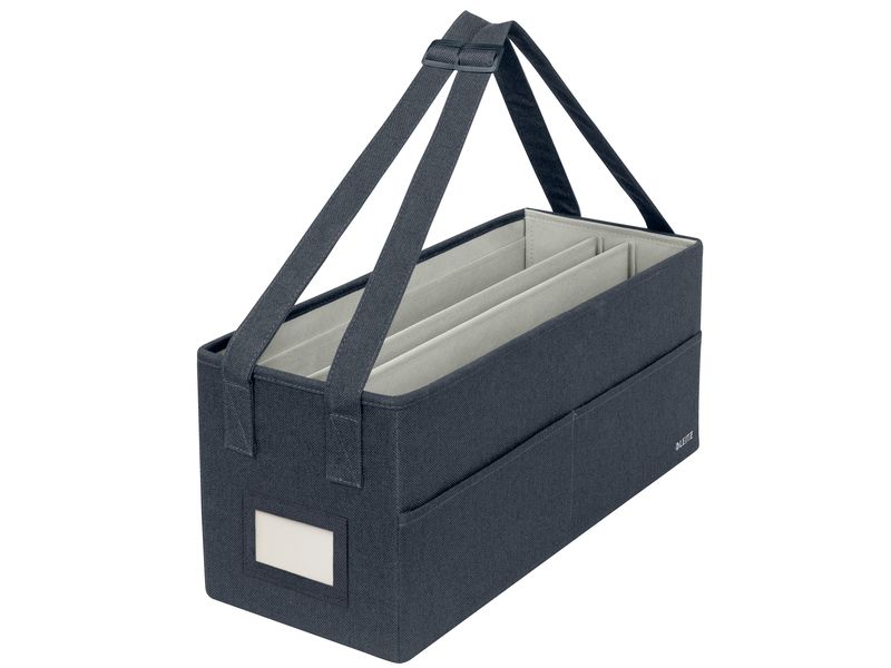 Leitz Faltbox Fabric Desksharing Aufbewahrungsbox Dunkelgra Faltbare Aufbewahrungstasche