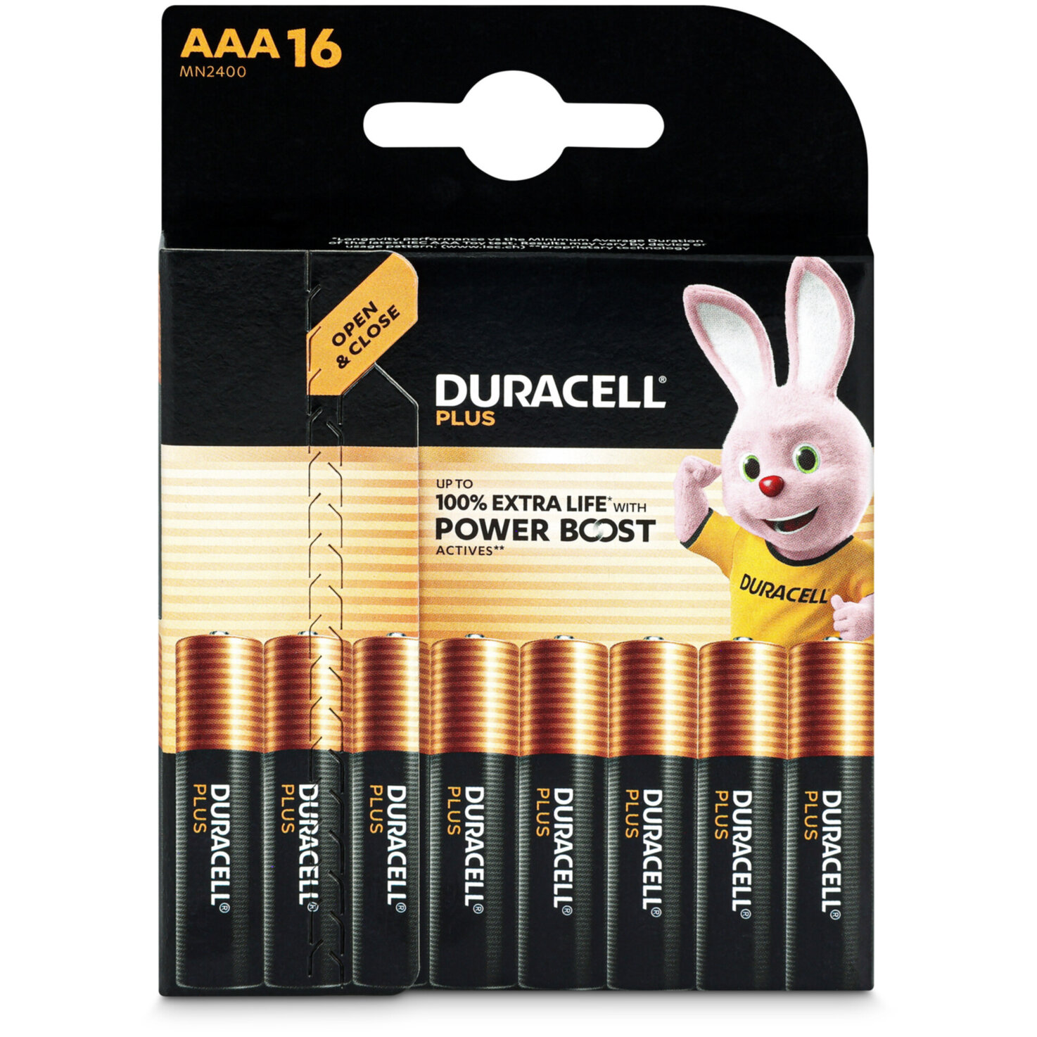 Duracell Batterien Plus AAA/LR03 16 Stück