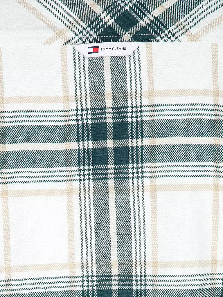 TOMMY JEANS Flanellhemd  weiss