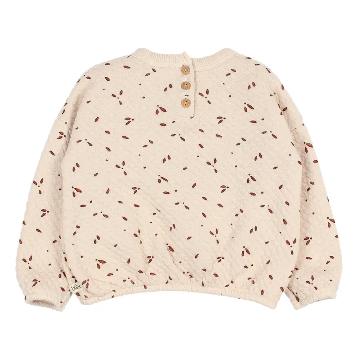 Búho Sweat Texturé Automne | Ecru