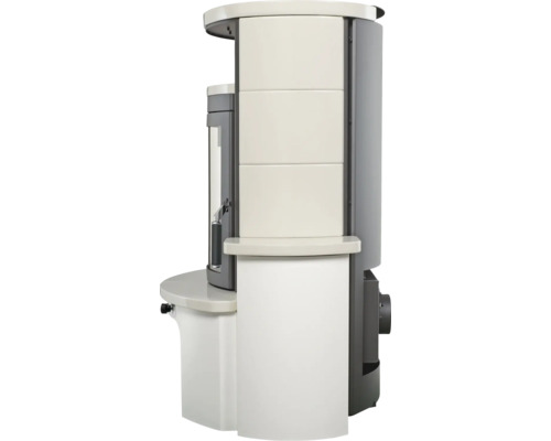 Hark Avenso GT ECOplus keramische haardset, wit, 6 kW