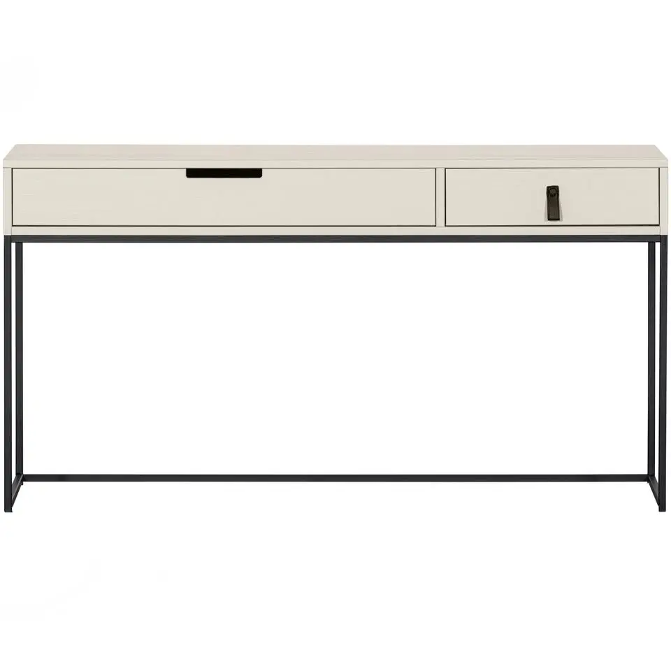 WOOOD Silas Sidetable - Geborsteld Grenen - Dust - 74x140x40