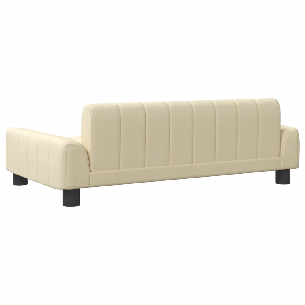 Cama para cães vidaXL em tecido creme, 70x45x30 cm