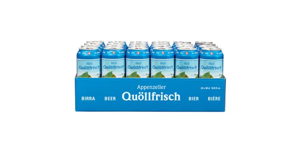 Appenzeller Bier Quöllfrisch 24x50cl