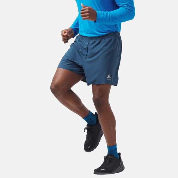 Short running ODLO ZEROWEIGHT 5 INCH BLUE WING TEAL