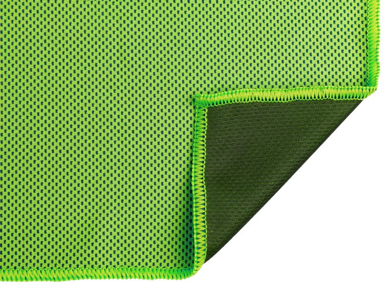 KOOR Kühltuch Shiny Green, 30 x 100 cm Kühlendes Handtuch für den Sommer und sportliche Aktivitäten