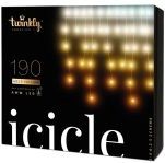 Twinkly 190 AWW LEDs Icicle Lights - Generation II