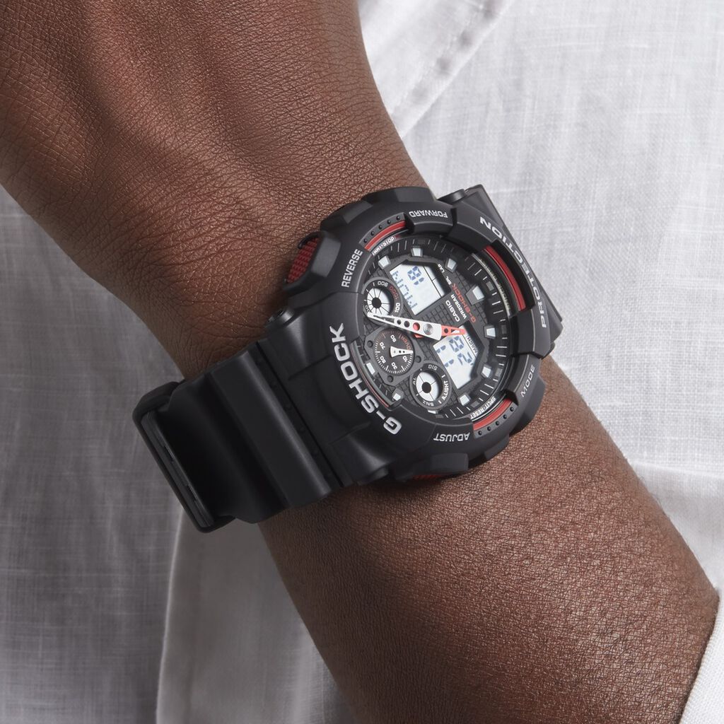 Montre Casio G-shock Black & Red Noir