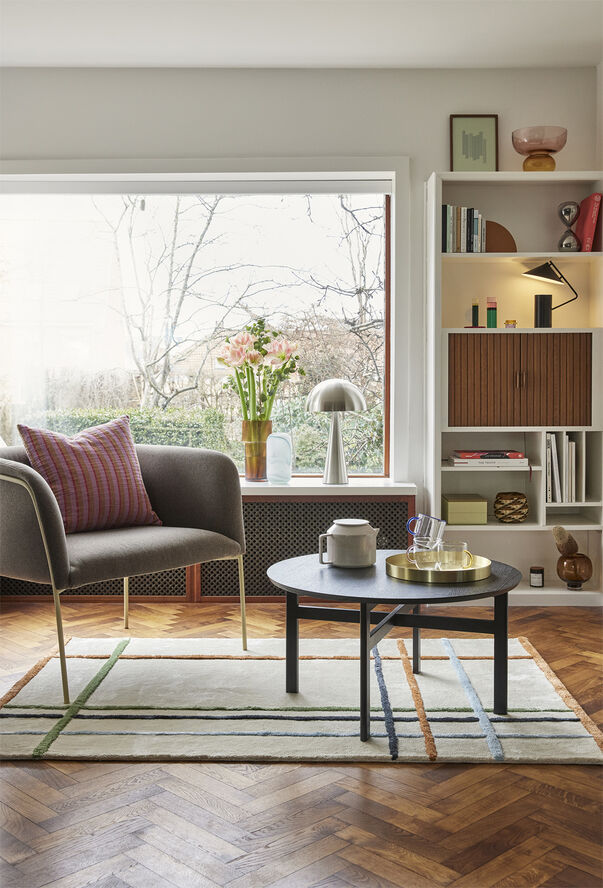 Hübsch Fjord Coffee Table Black Sort