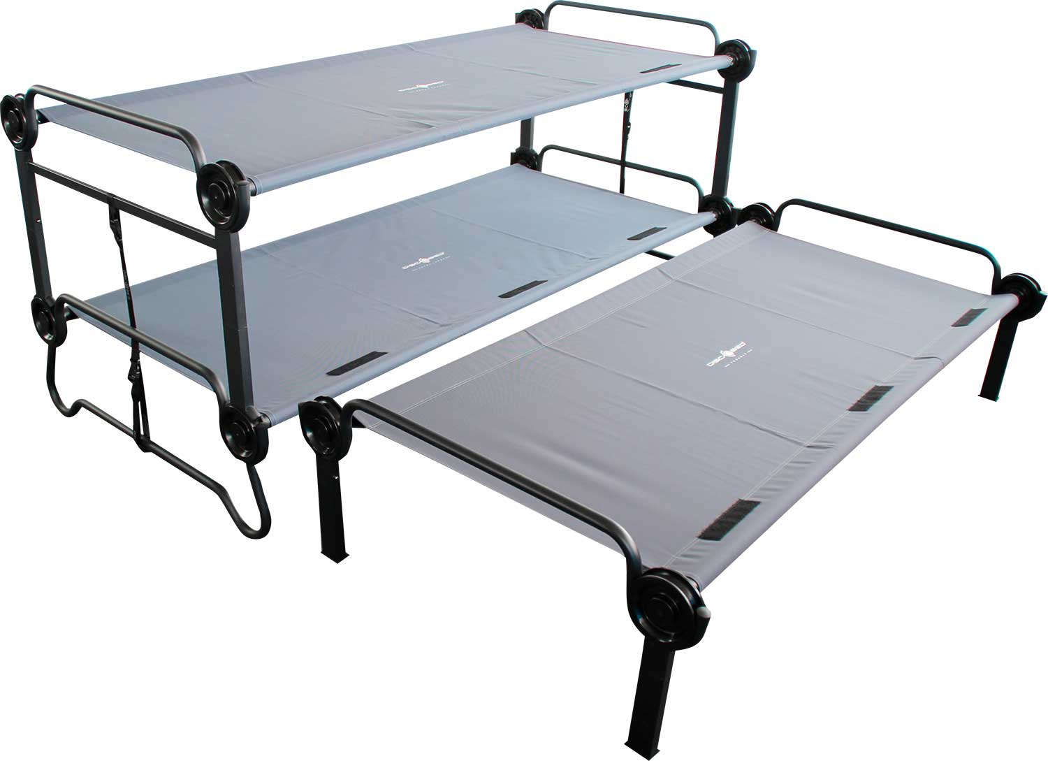 Disc-O-Bed Trundle Camping Feldbett ohne Seitentasche Anthrazit