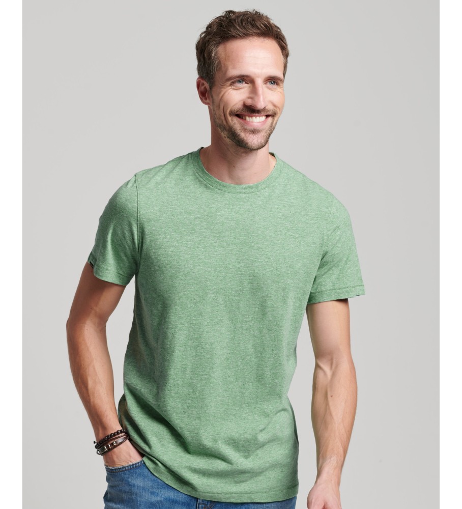 Camiseta Superdry Verde com Textura Mole