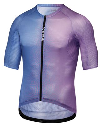 Maillot Manches Courtes Gore Wear Spinshift Breathe Bleu/Violet