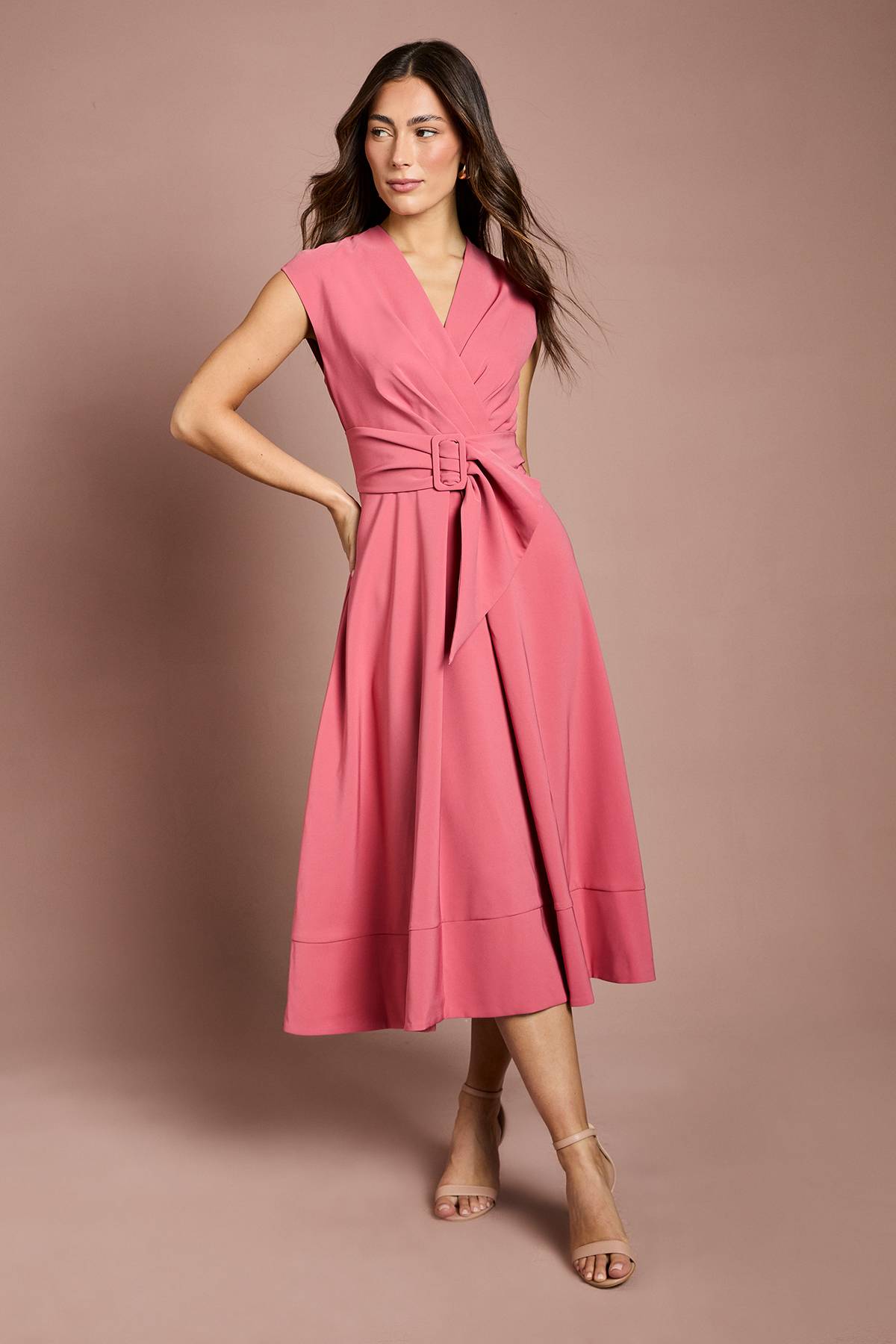 Coast Robe Crêpe à Ceinture