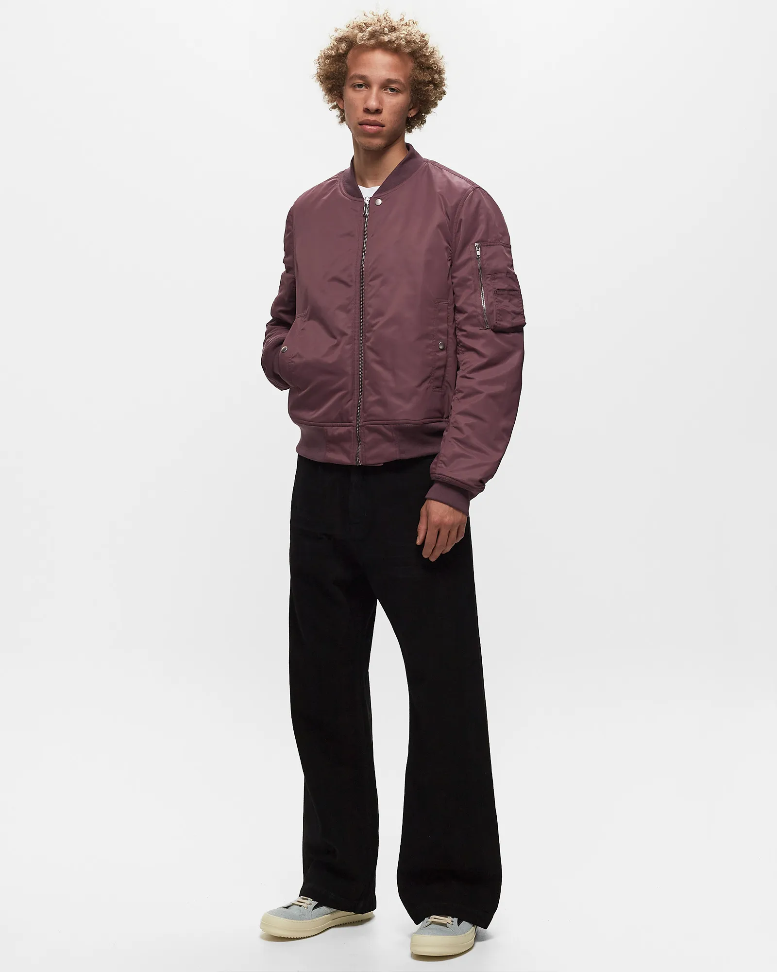 Rick Owens DRKSHDW WOVEN PADDED BOMBER - FLIGHT BOMBER