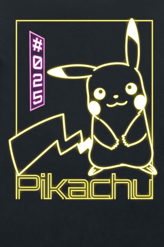 Enfants - Pikachu Néon | Pokémon T-shirt