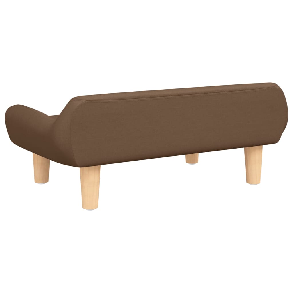 Cama para cães vidaXL em tecido marrom, 70x40x24 cm