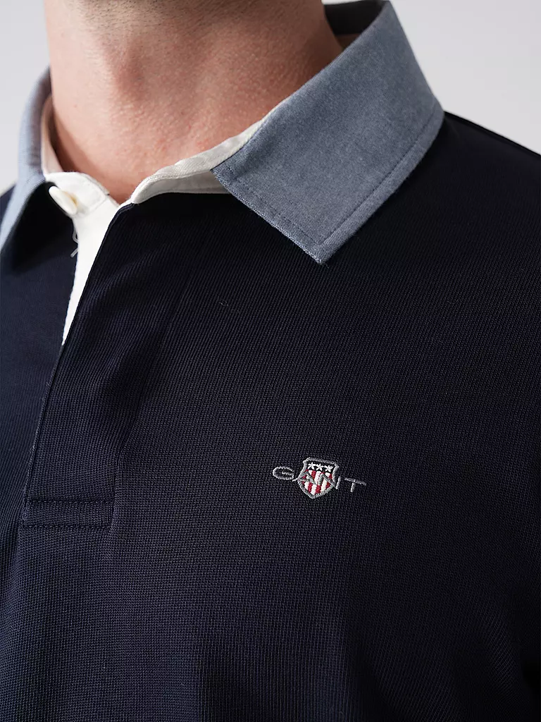 GANT Rugbysweater dunkelblau