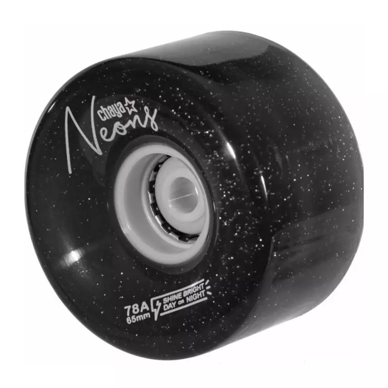 Roues roller CHAYA Neon LED Black