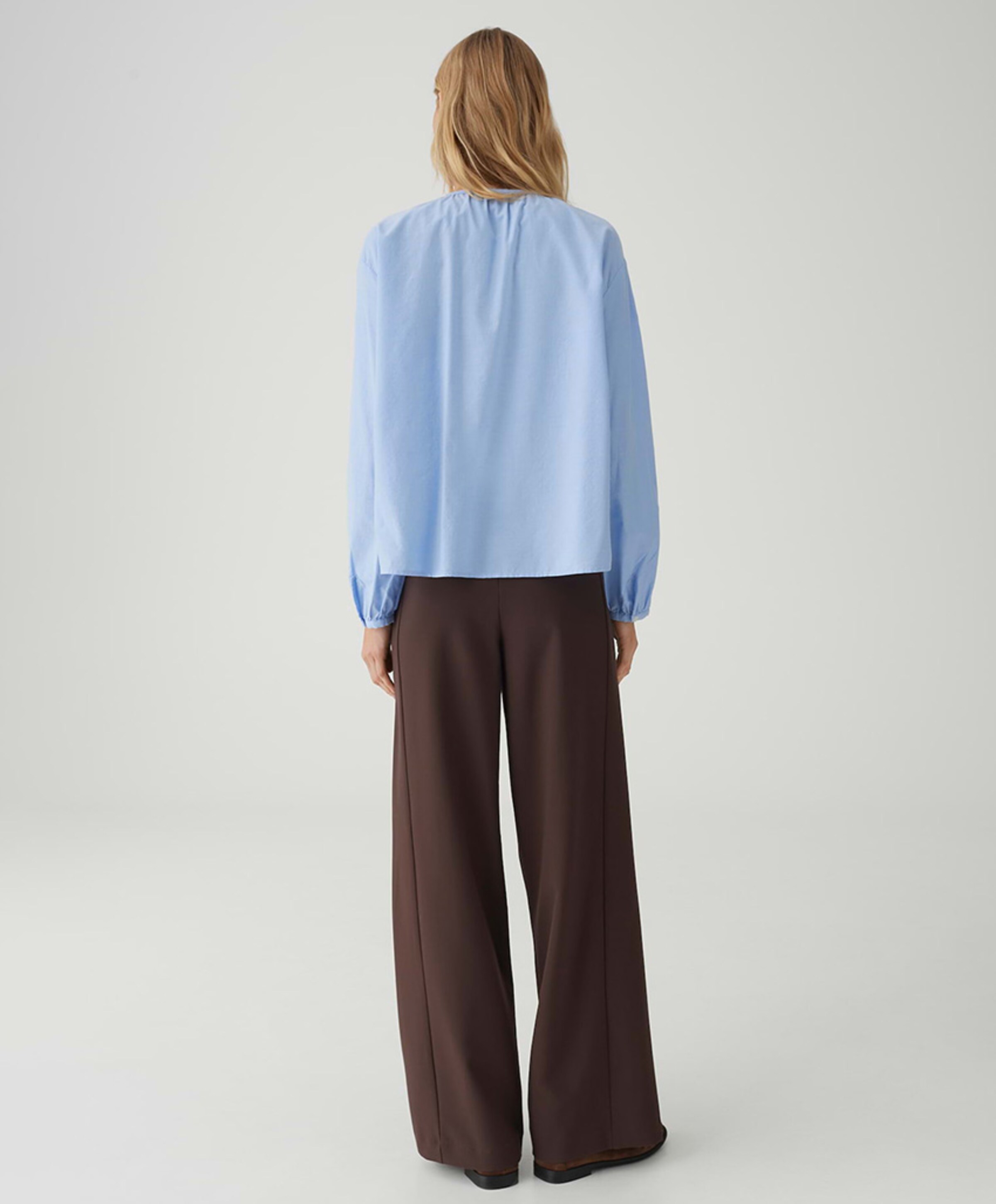 OPUS Dames blouse blauw