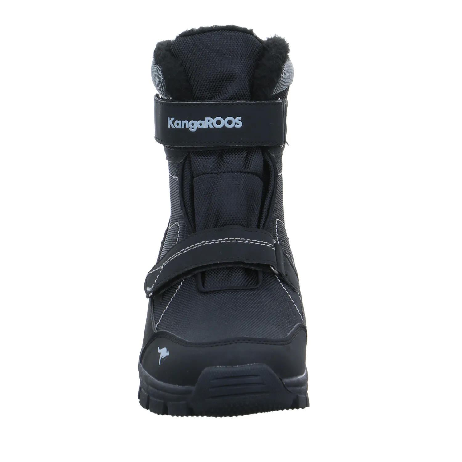 KANGAROOS Snowboots Schwarz Lederimitat