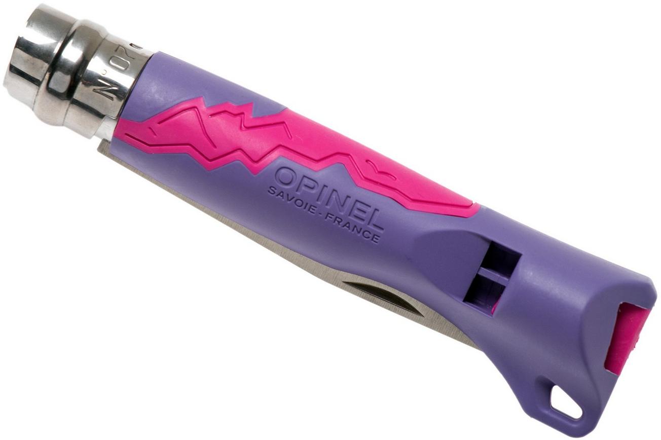 Opinel zakmes Outdoor No. 07 Junior zakmes, Purple/Parma